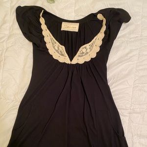 Black with a little lace